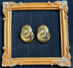 Spiral Statement Earrings | Bold Swirl Drop Earrings | Melanite Jewels