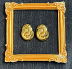 Spiral Statement Earrings | Bold Swirl Drop Earrings | Melanite Jewels