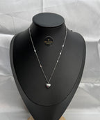 Love Heart Pendant Necklace | Romantic Gold Plated Chain