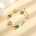 Melanite flower Bracelet