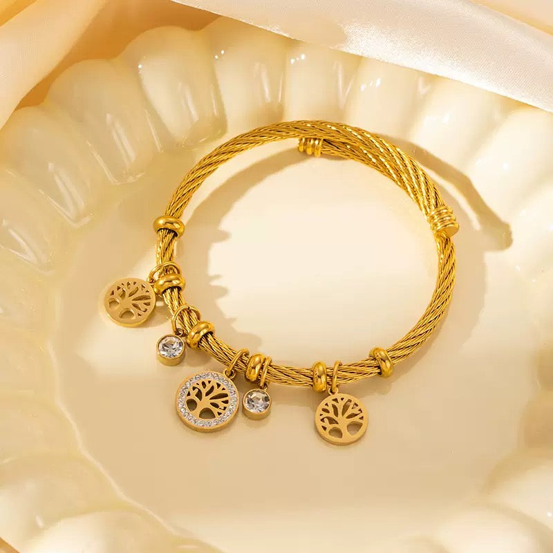 Gold Rope Bracelet