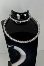 Crystal Rhinestone Choker Set