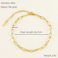 Adjustable Hand Chain Bracelet | Gold Plated Slave Bracelet | Melanite Jewels