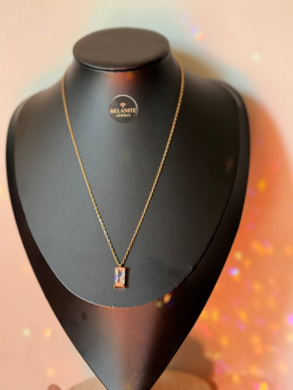 18K Gold Plated Colourful Enamel Pendant Necklace | Vibrant Charm Chain