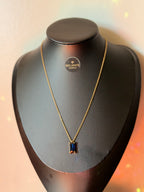 18K Gold Plated Colourful Enamel Pendant Necklace | Vibrant Charm Chain