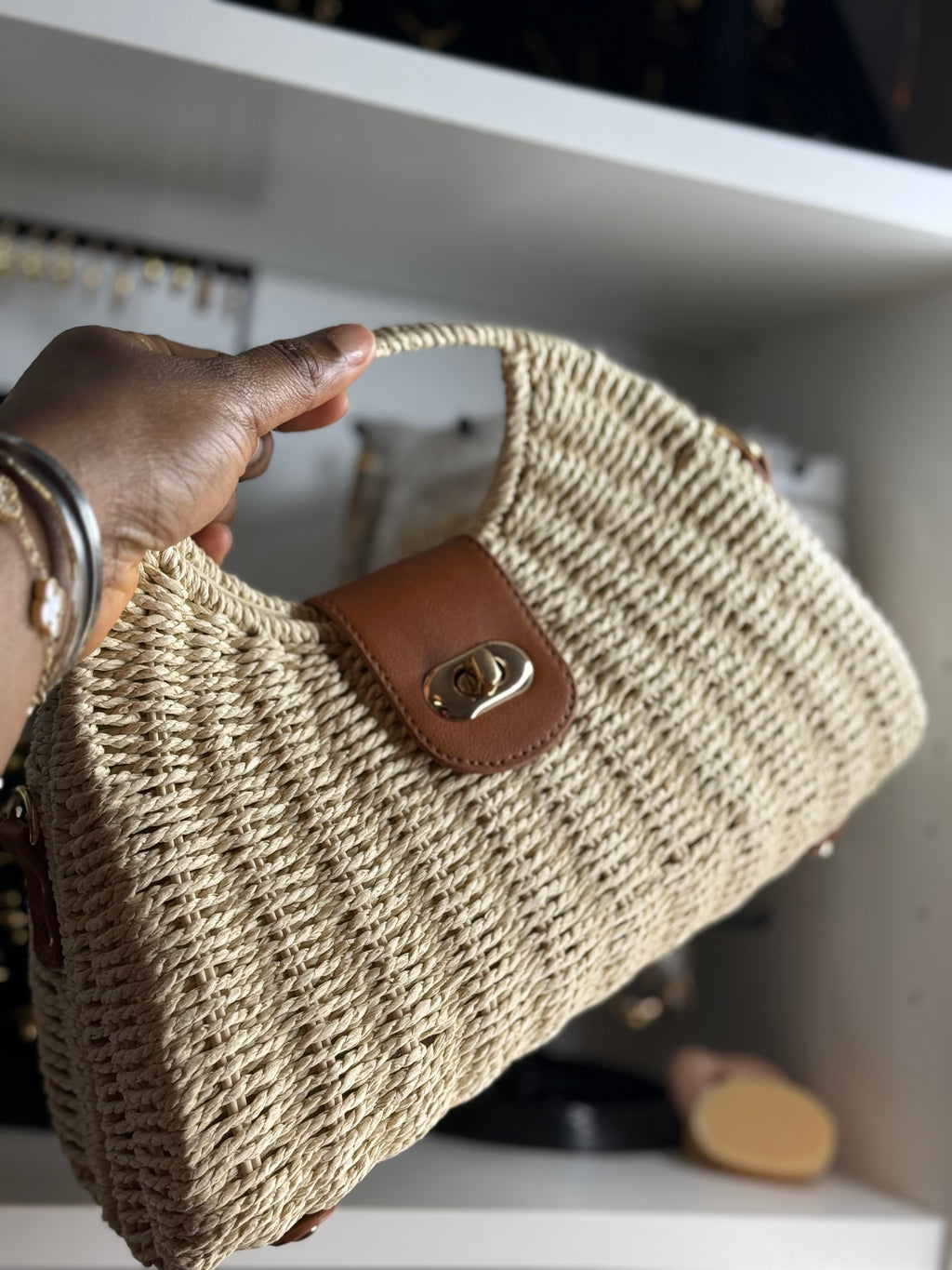 Melanite Woven Muse Bag
