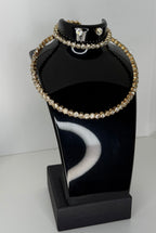 Crystal Rhinestone Choker Set