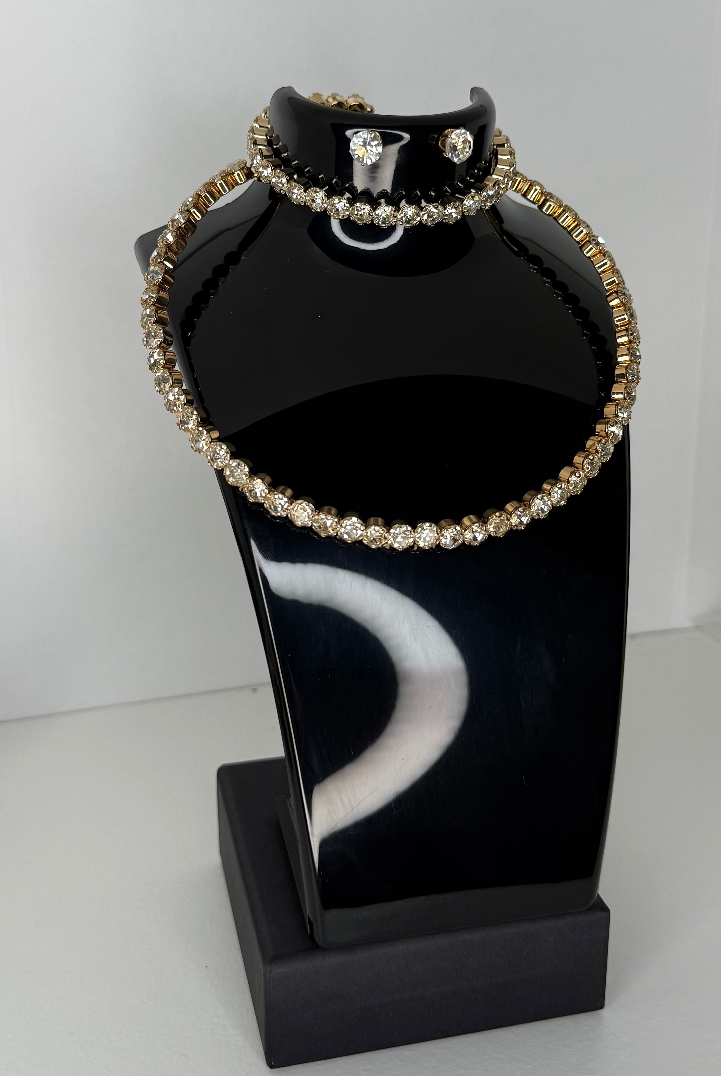 Crystal Rhinestone Choker Set