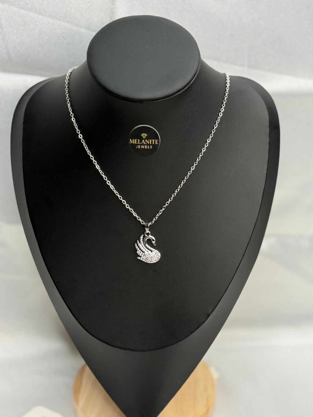 Swan Pendant Necklace | Elegant Bird Charm Chain