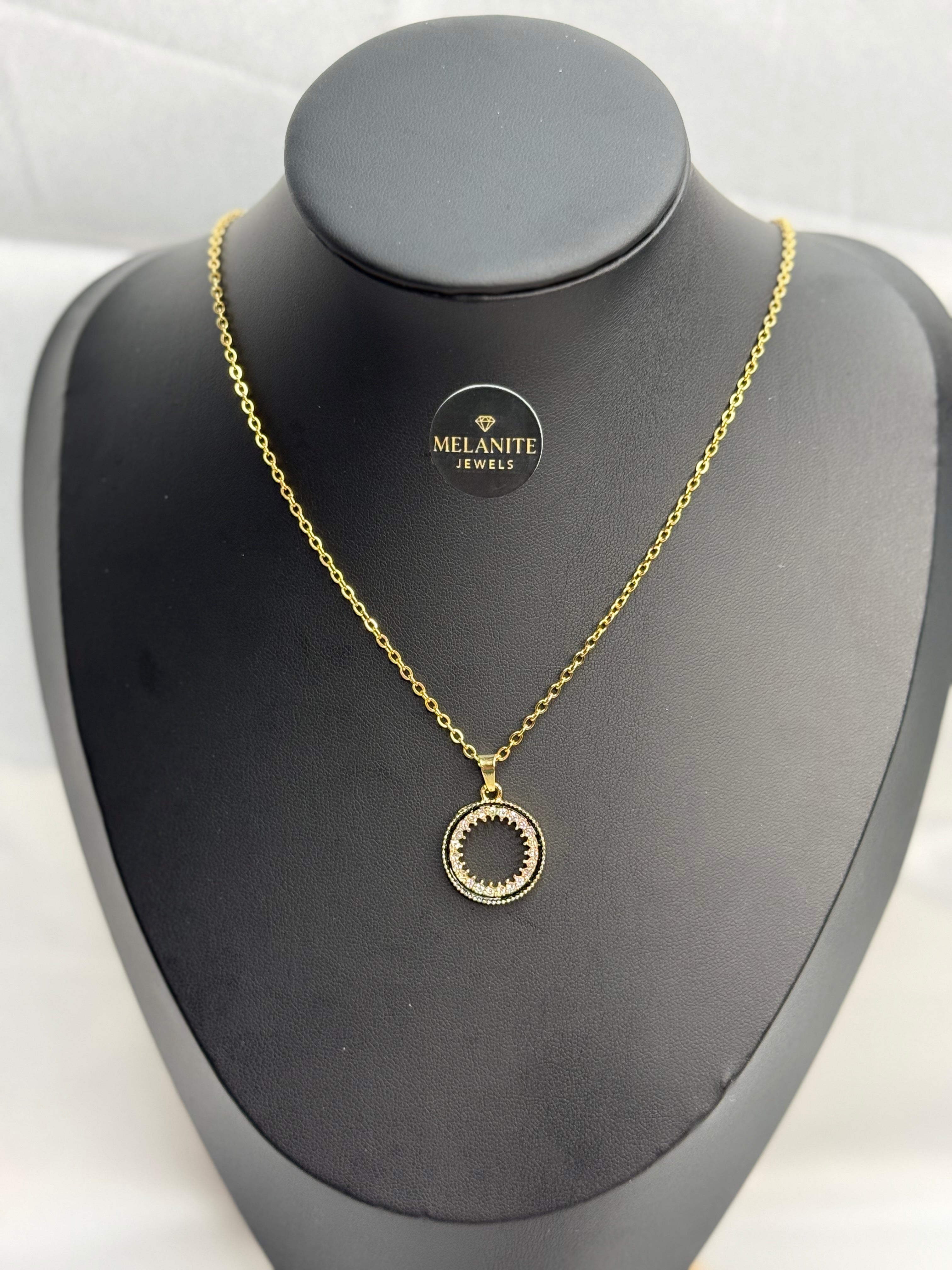 Silver & Gold Plated Layered Necklace | Two-Tone Chain