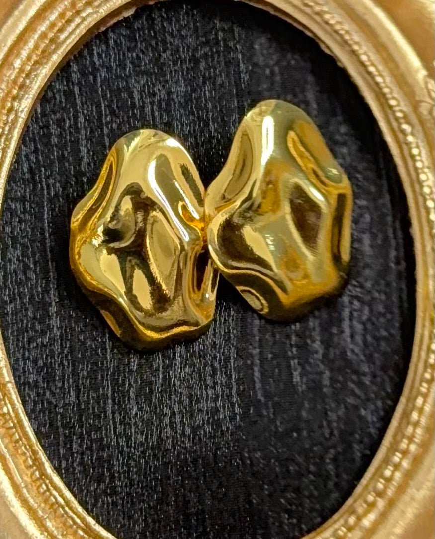 Minimalist Molten Earrings