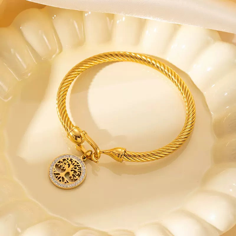 Gold Rope Bracelet