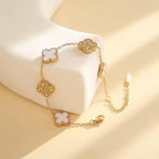 Melanite flower Bracelet